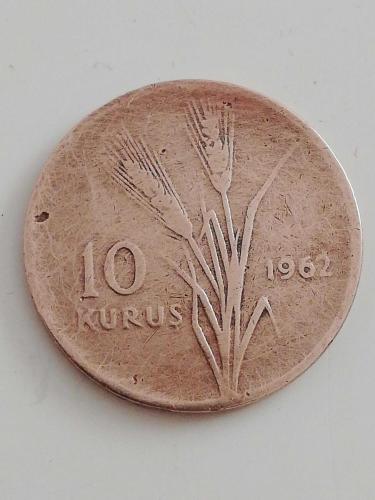 10 kuruş 1962