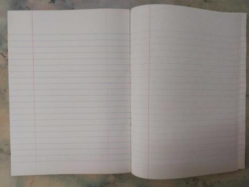 1980 LER ESKİ ÇİZGİLİ DEFTER 140 YAPRAK 16×22 cm 