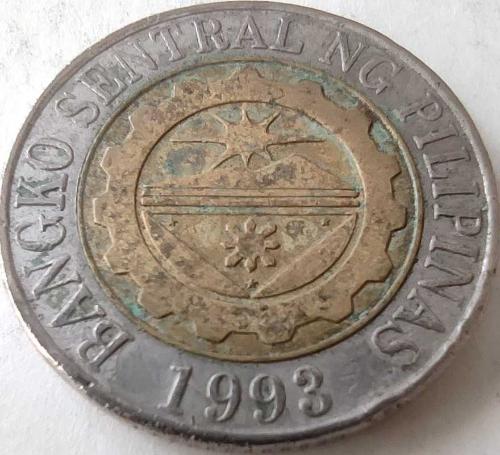 Filipinler 2004 10 Piso - Apolinario Mabini ve Andres Bonifacio, Bimetal Koleksiyon Para