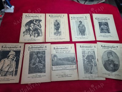 BİRİNCİ CİHAN HARBİNDE TANIDIĞIM KAHRAMANLAR ( 9 KAHRAMAN) - Şevki bey - Çerkeşli Ömer - Ethem Çavuş - Salih Çavuş - Enver Paşa