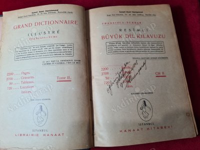 FRANSIZCA / TÜRKÇE - RESİMLİ BÜYÜK DİL KLAVUZU - 1. ve 2.CİLT