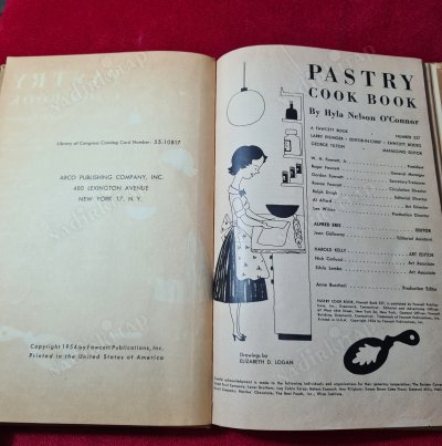 PASTRY COOK BOOK - library of congress catalog card number 55-10817