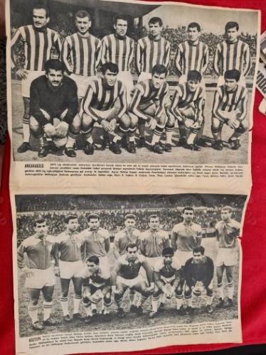 HAYAT DERGİSİ Eki / 1963 -1964 Futbol Sezonunu FENERBAHÇE Posteri
