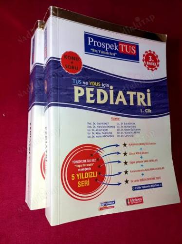 TUS VE YDUS İÇİN PEDİATRİ - 2 CİLT TAKIM - KONU+SORU - 3. BASKI