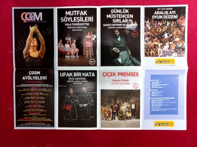 ŞEHİR TİYATROLARI 2011 - 2012 NİSAN AYI OYUN DÜZENİ