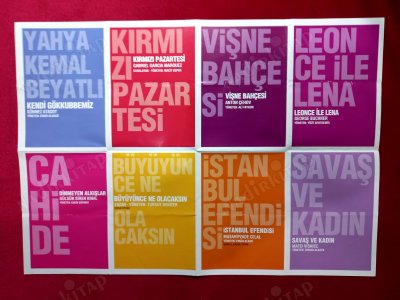 ŞEHİR TİYATROLARI 2008 - 2009 EKİM AYI OYUN DÜZENİ