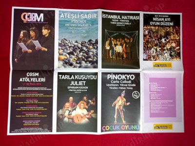 ŞEHİR TİYATROLARI 2011 - 2012 NİSAN AYI OYUN DÜZENİ
