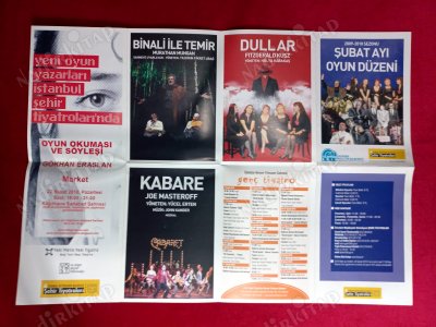 ŞEHİR TİYATROLARI 2009 - 2010 ŞUBAT AYI OYUN DÜZENİ