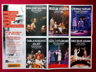 ŞEHİR TİYATROLARI 2009 - 2010 KASIM AYI OYUN DÜZENİ