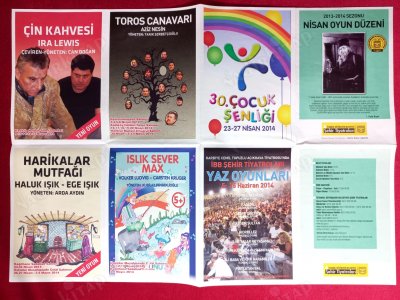 ŞEHİR TİYATROLARI 2013 - 2014 NİSAN AYI OYUN DÜZENİ