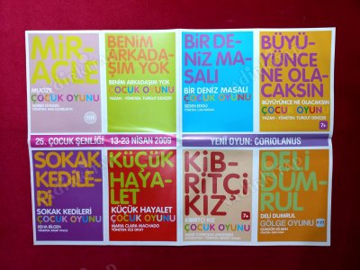ŞEHİR TİYATROLARI 2008 - 2009 NİSAN AYI OYUN DÜZENİ