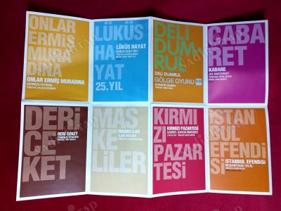 ŞEHİR TİYATROLARI 2008 - 2009 MART AYI OYUN DÜZENİ