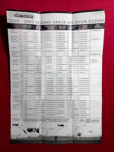 ŞEHİR TİYATROLARI ARALIK 2002 OYUN DÜZENİ