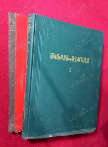 İNSAN ve HAYAT Yirminci Asır Sağlık, Hastalık ve Hayat Bilgisi - CİLT 1 ve CİLT 2 (TAKIM)