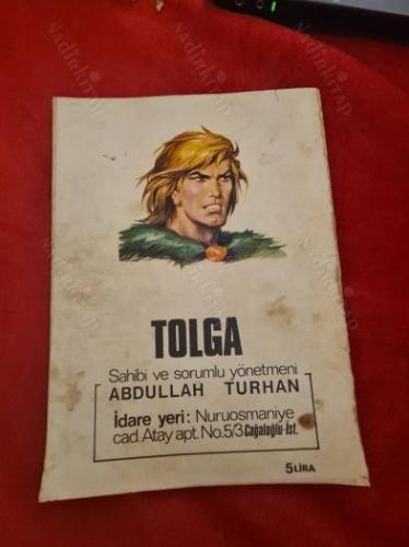 TOLGA Haftalık Kahramanlık Dergisi - Cilt 13 - Sayı 68,69,70,71,72 - 100 kuruş