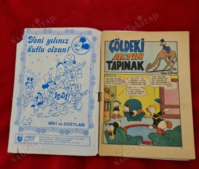 Walt Disney MİKİ No:36 - 30 Lira - Çöldeki Altın Tapınak