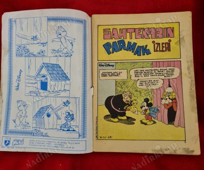 Walt Disney MİKİ No:49 - 50 Lira - Sahtekarın Parmak İzleri