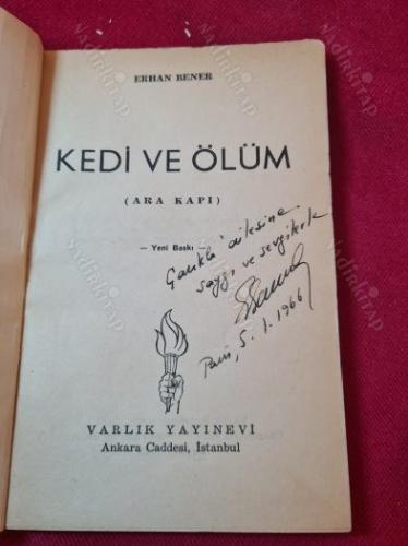 KEDİ VE ÖLÜM (imzalı)