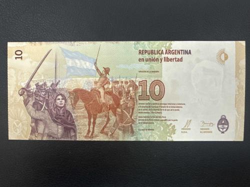 Arjantin 10 Peso 2016. Çil