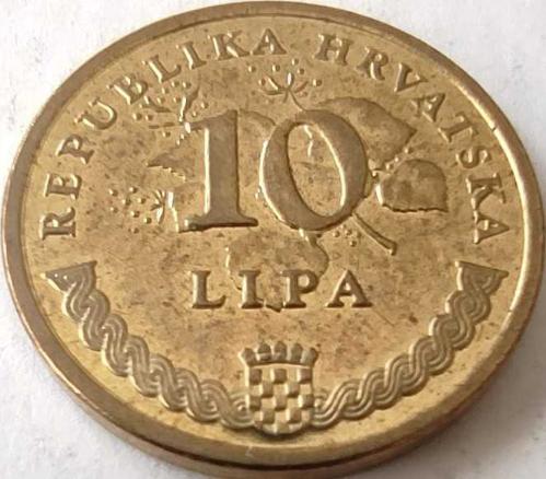 Hırvatistan 2017 10 Lipa - Tütün Bitkisi Temalı Madeni Koleksiyon Para