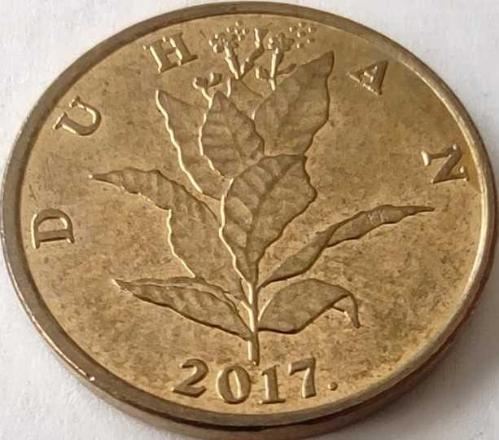 Hırvatistan 2017 10 Lipa - Tütün Bitkisi Temalı Madeni Koleksiyon Para