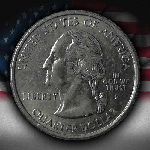 ABD 2005 Yılı ¼ Dolar California ÇİL