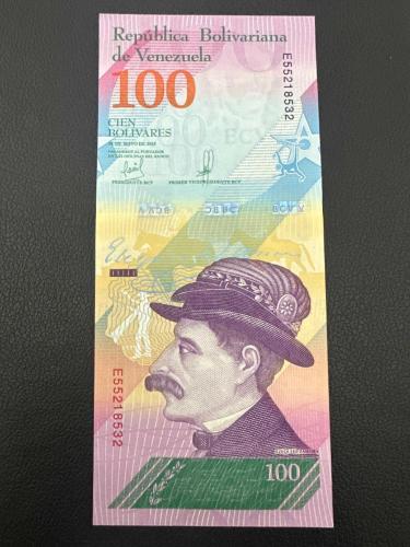 Venezuela 100 Bolivares 2018. Çil