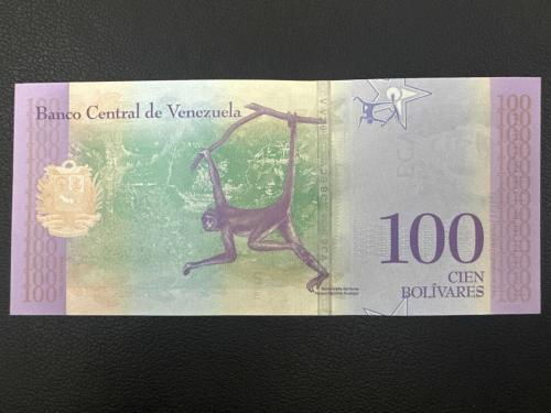 Venezuela 100 Bolivares 2018. Çil