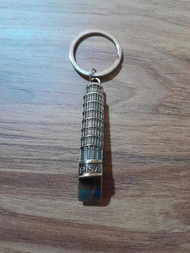 İtalya Temalı Metal Açacak Anahtarlık