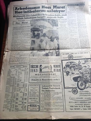 Yeni Sabah Gazetesi - Turkish Newspaper - 29 Ekim 1949 - Cumhuriyet bayramınız kutlu olsun - 26 yıl evvel bugün yani 29 Ekim 1923'te eşsiz Kahraman Atatürk Cumhuriyeti ilan eylemiştir - Başbakan Şemsettin Günaltay'ın radyoda bayramı açış nutku Fotoğrafı - İsmet İnönü'nün 1 Kasım Nutku - Cumhuriyet Bayramı bütün yurtta büyük törende kutlanıyor - Geçit bayramı ve siyasi partiler - Cumhuriyet Bayramı yazan Ulunay - Cumhuriyet nasıl ilan edildi yazan Cemal Yener - Türkiye Cumhuriyet rejimi nasıl hazırlandı ve kuruldu yazan Kadircan Kaflı - İsmet İnönü'nün Vali Fahrettin Kerim'e telgrafı - Demokrat Parti'nin Cumhuriyet Bayramı sebebiyle istanbullulara beyannamesi - Stalin'in halefi kim olacak - Ankara'daki gerilla kursu kapandı - Ankara İstanbul radyo programı - İstanbul belediyesi Şehir tiyatrosu dram kısmında Faust komedi kısmında Nemo Bankası oyunu - Muammer Karaca opereti Rakım oyunu Maksimde - 29 Ekim 1923