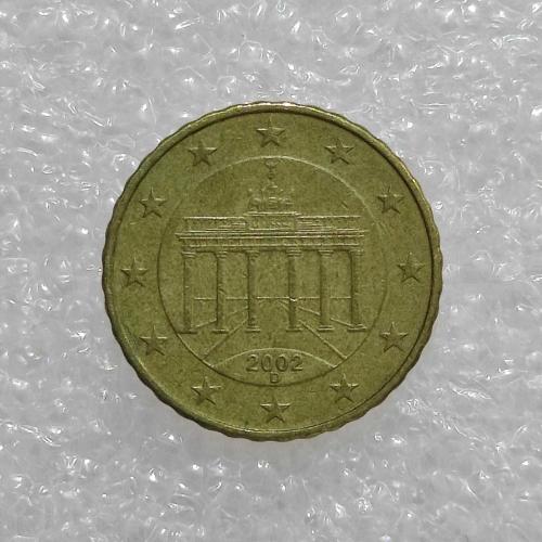 ALMANYA  -  10 Eurocent 2002 D