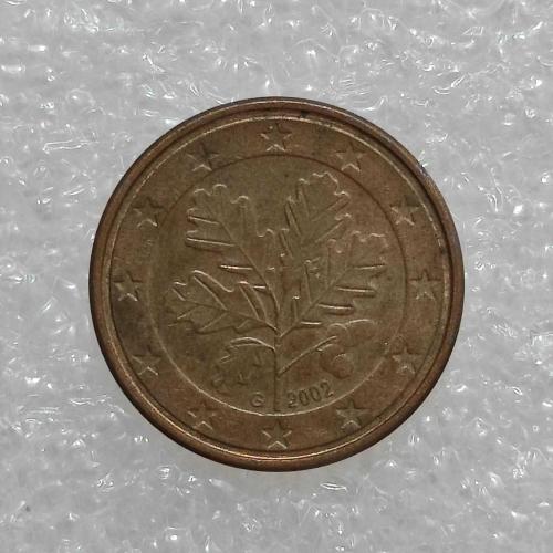 ALMANYA  -  5 Eurocent 2002 G