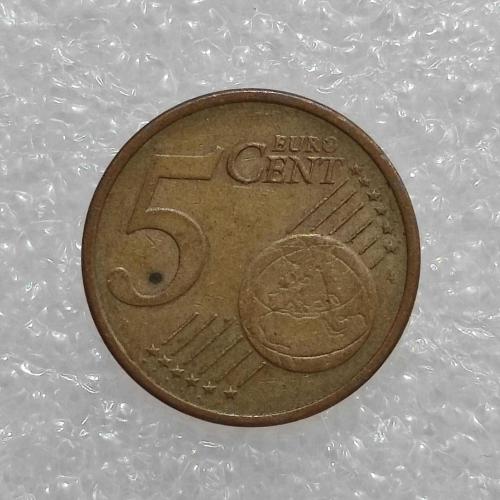 ALMANYA  -  5 Eurocent 2002 J