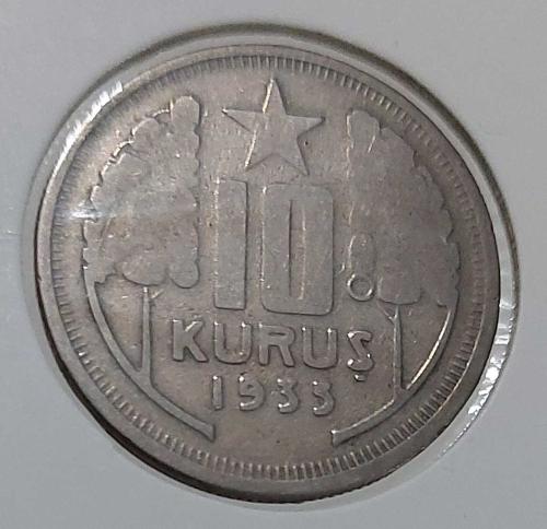 1935 10 KURUŞ ORİJİNAL MADENİ PARASI QQ2UU1A EN NADİR TARİHLİSİ