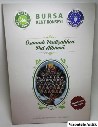Bursa Kent Konseyi 36'lı Osmanlı Padişahları Pulları Albümü