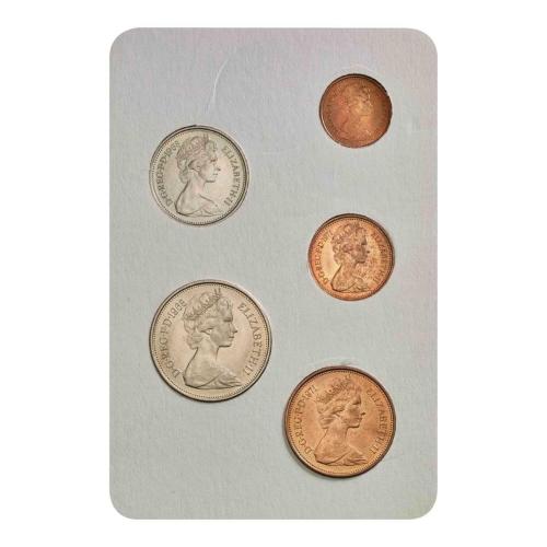British First Decimal Coins Set
