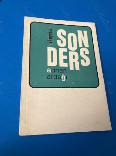 Son Ders -Hikâyeler- (İlk Baskı - İmzalı )