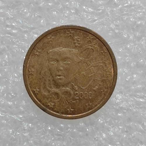 FRANSA  -  2 Eurocent 2000