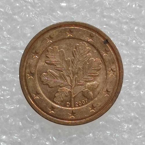ALMANYA  -  2 Eurocent 2007 D ( Çil )