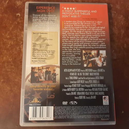RED CORNER - RICHARD GERE - ORJINAL BANDROLLU - DVD