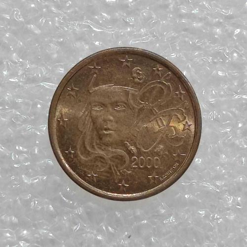 FRANSA  -  1 Eurocent 2000 ( Çil )