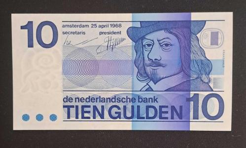 HOLLANDA 10 GULDEN 1968 ÇİL