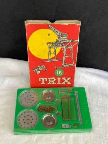 1950 Batı Almanya Trix 1B Metal Yapım Seti