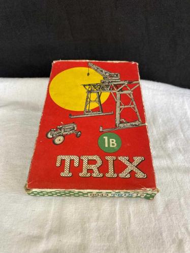 1950 Batı Almanya Trix 1B Metal Yapım Seti