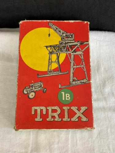 1950 Batı Almanya Trix 1B Metal Yapım Seti