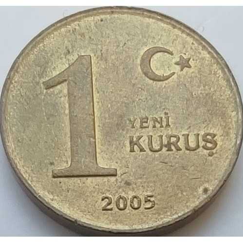 Türkiye 2005 1 Yeni Kuruş Nadir Geçiş Dönemi Madeni Para
