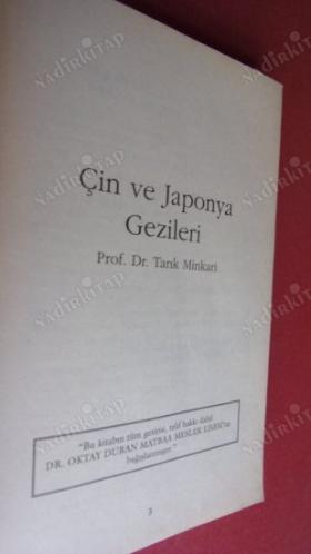 ÇİN VE JAPONYA GEZİLERİ