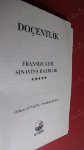 DOÇENTLİK FRANSIZCA DİL SINAVINA HAZIRLIK(KPDS-TUS-ÖYS)