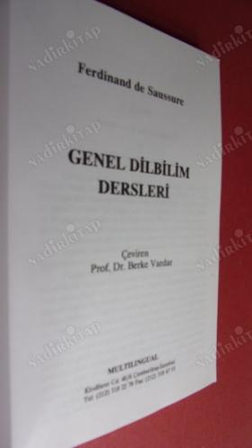 Genel Dilbilim Dersleri