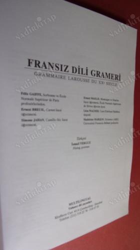 LAROUSSE FRANSIZ DİLİ GRAMERİ